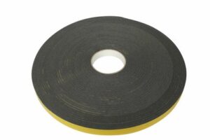 Dubbelzijdig plakband Fixation Tape 12 mm / 3 mm - ZWART  25m lang