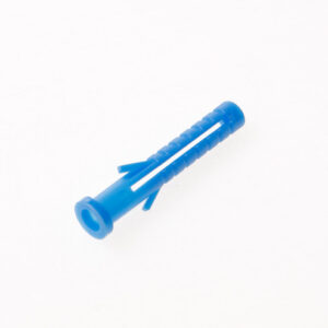 Kraagplug nylon blauw 6x40mm