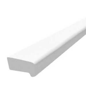 glaslat neuslijst 18x54mm hardhout gegrond 4.60 lang